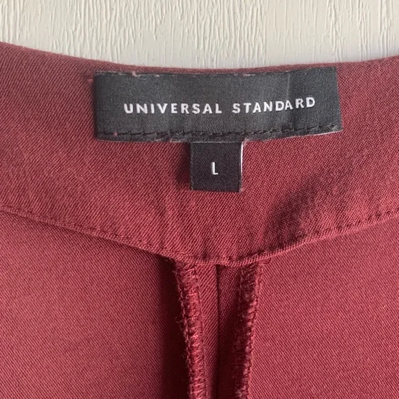 🤩Universal Standard Dress in Large! NWOT U.S. Size 22-24. Great Deep WineColor. - Picture 4 of 10